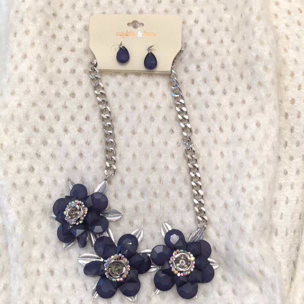 Necklace and earrings set